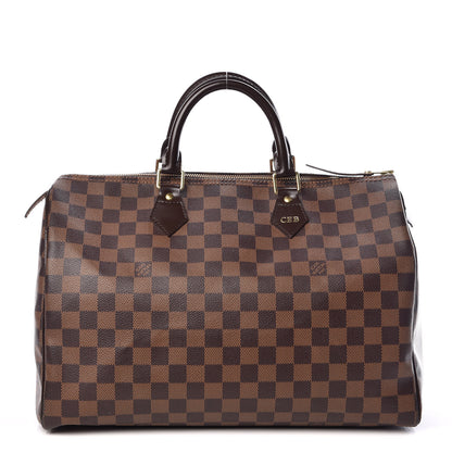 Louis Vuitton Damier Ebene Speedy 35 1 of 14