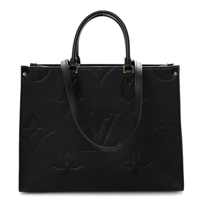 Louis Vuitton Empreinte Monogram Giant Onthego MM Black 1 of 9