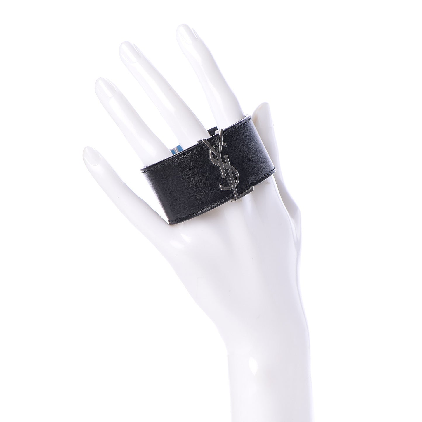 Calfskin Monogram Bracelet Black