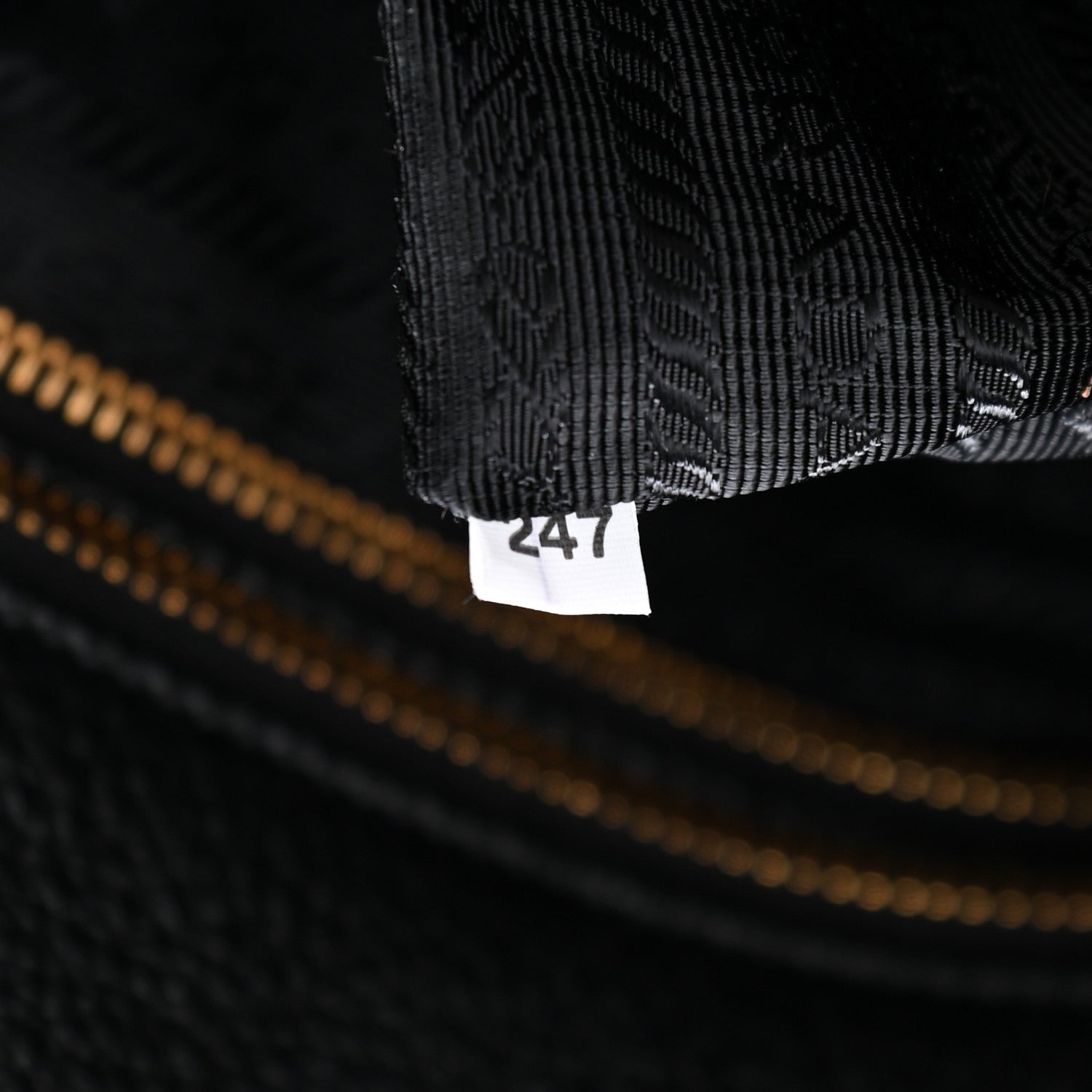 Prada Vitello Daino Pocket Shopping Tote Black 7 of 10