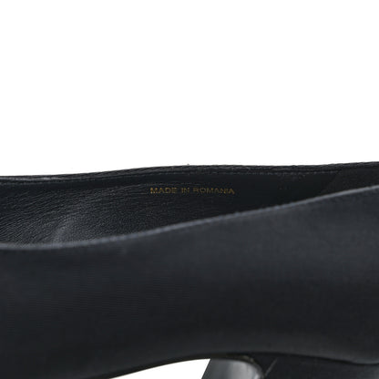 Chanel Lambskin Cap Toe CC Pumps 36 Black 8 of 8