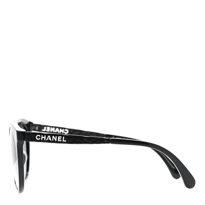 Chanel Acetate Metal Polarized Pantos Sunglasses 5440-A Black 3 of 8