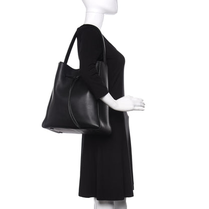 3.1 Phillip Lim 3.1 Smooth Calfskin Large Soleil Bucket Bag Black 2 of 8