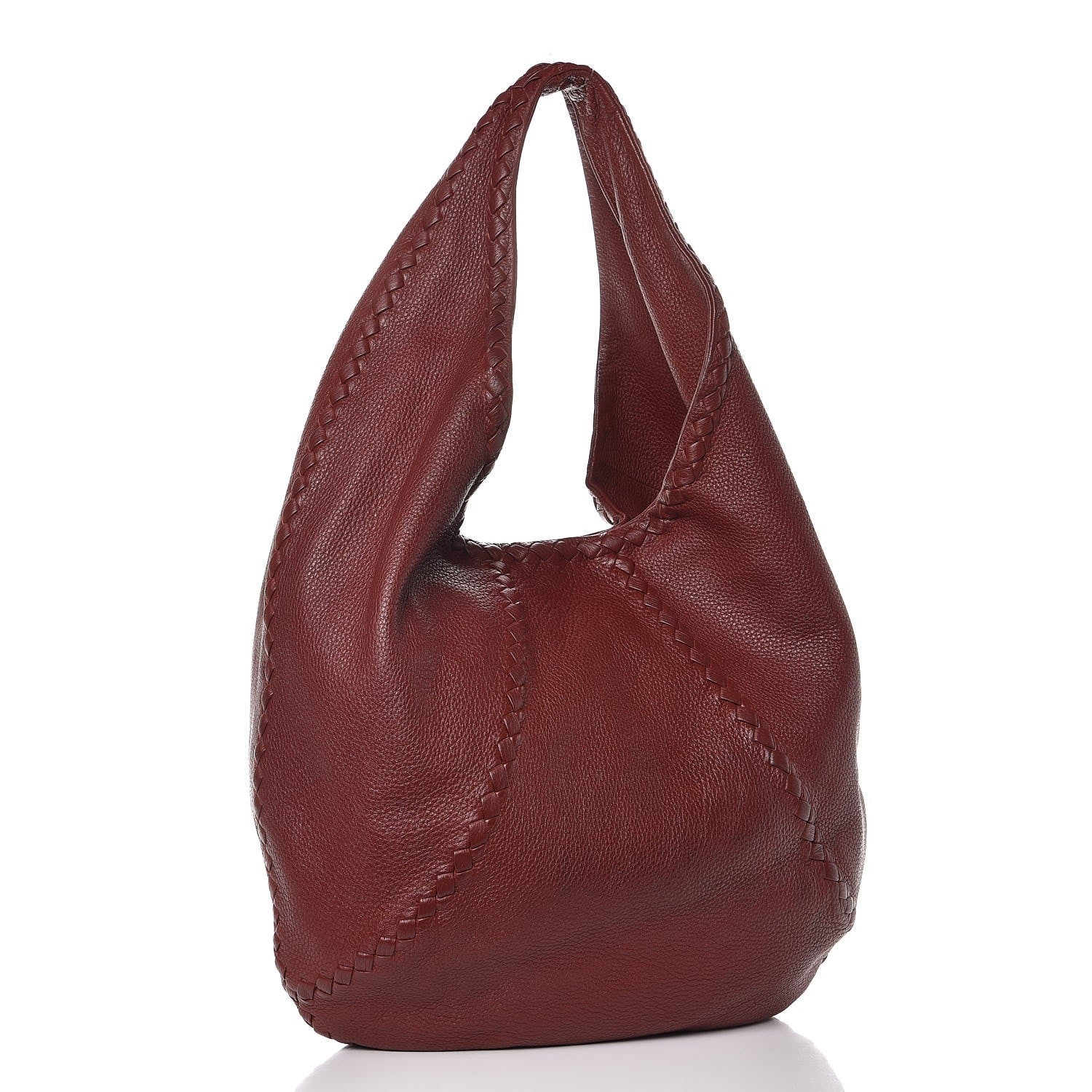 Bottega Veneta Cervo Deerskin Large Hobo Barolo 3 of 11