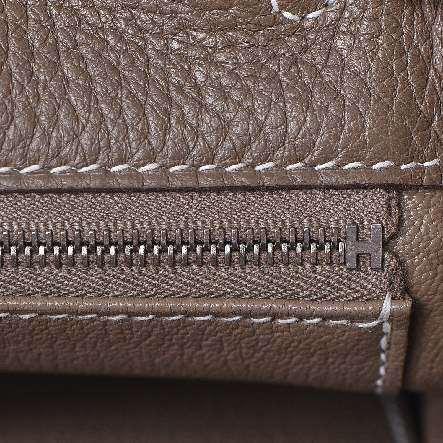 Hermes Togo Kelly Retourne 28 Etoupe 15 of 38