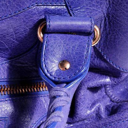 Balenciaga Agneau Giant 21 Rose Gold Hardware City Bleu Lavande 7 of 10
