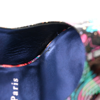 Christian Louboutin Patent Starlight Hot Chick Slingback Alta 120 Pumps 37.5 Multicolor 12 of 12