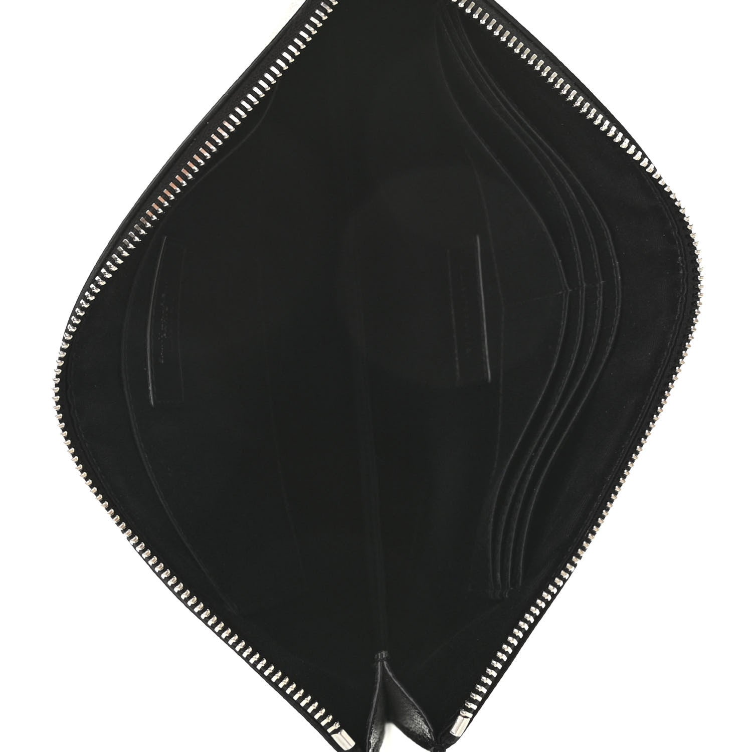 Saint Laurent Grain De Poudre Zipped Tablet Holder Black 5 of 7