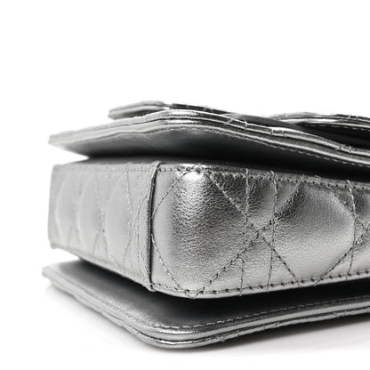 Christian Dior Metallic Lambskin Cannage Mini Jolie Top Handle Bag Silver 10 of 10