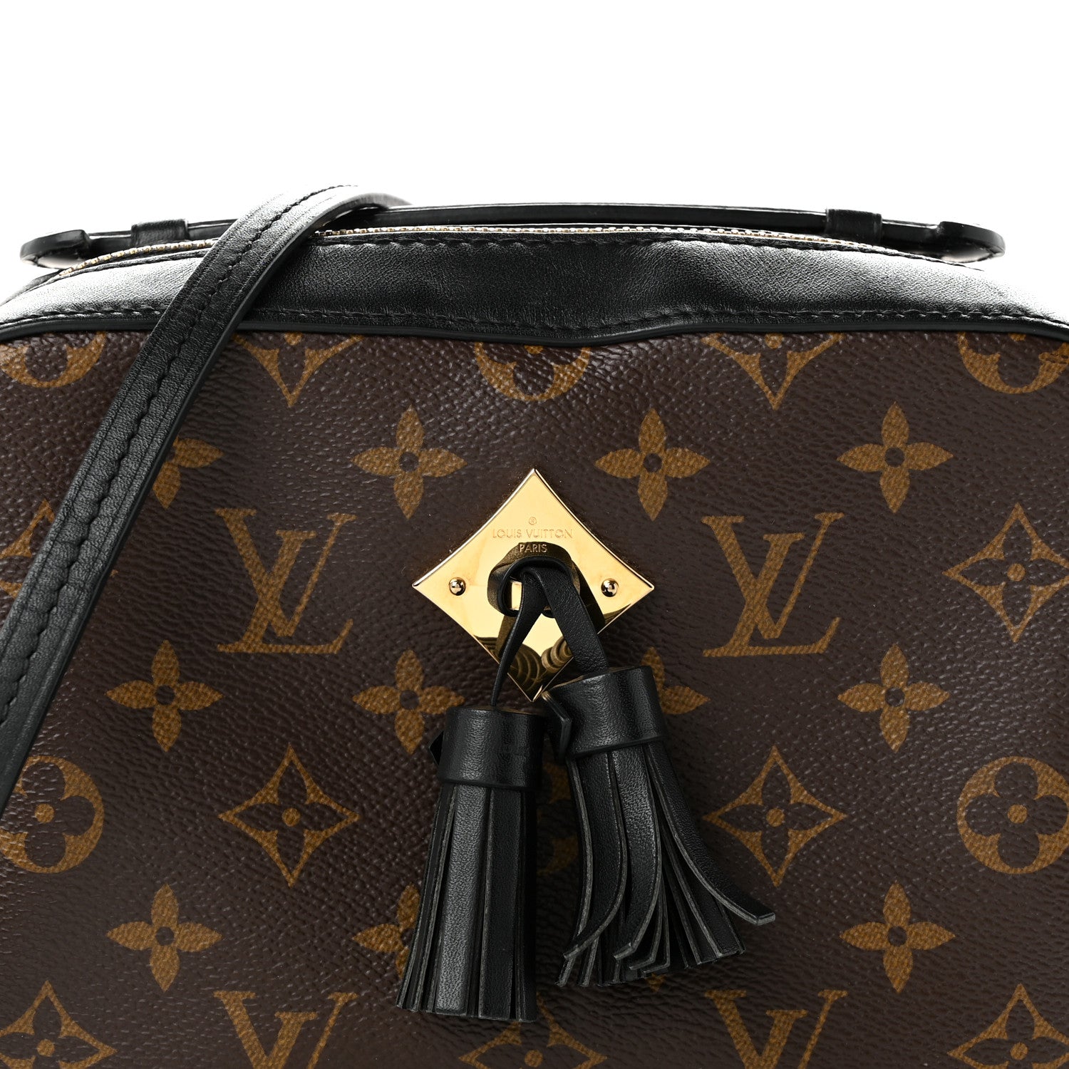 Louis Vuitton Monogram Saintonge Black 8 of 10