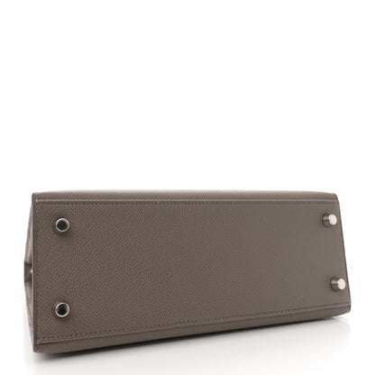 Hermes Epsom Kelly Sellier 25 Etain 4 of 12
