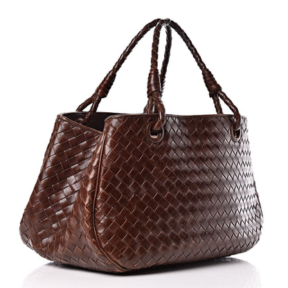 Bottega Veneta Nappa Intrecciato Woven Tote Ebano 3 of 24