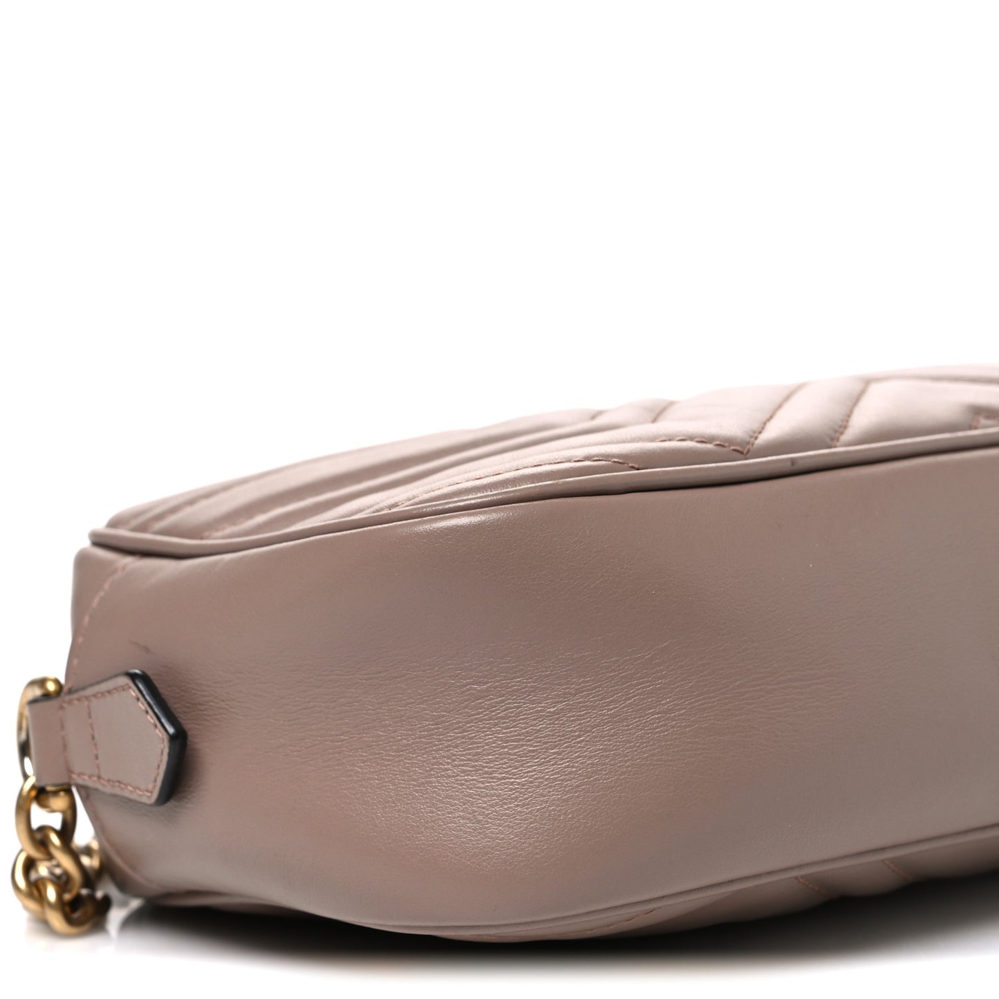 Calfskin Matelasse Small GG Marmont Chain Shoulder Bag Porcelain Rose