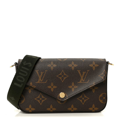 Louis Vuitton Monogram Felicie Strap & Go Kaki 1 of 10