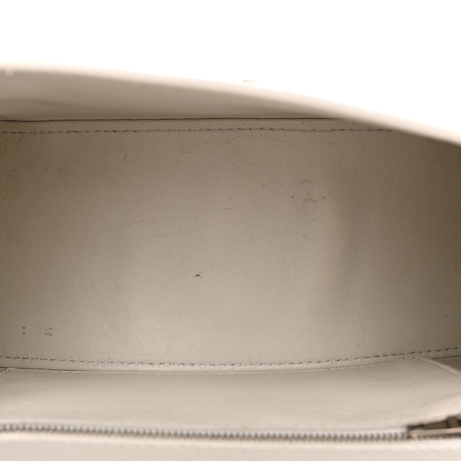 Balenciaga Shiny Box Calfskin Small Hourglass Top Handle Bag Chalky White 5 of 18
