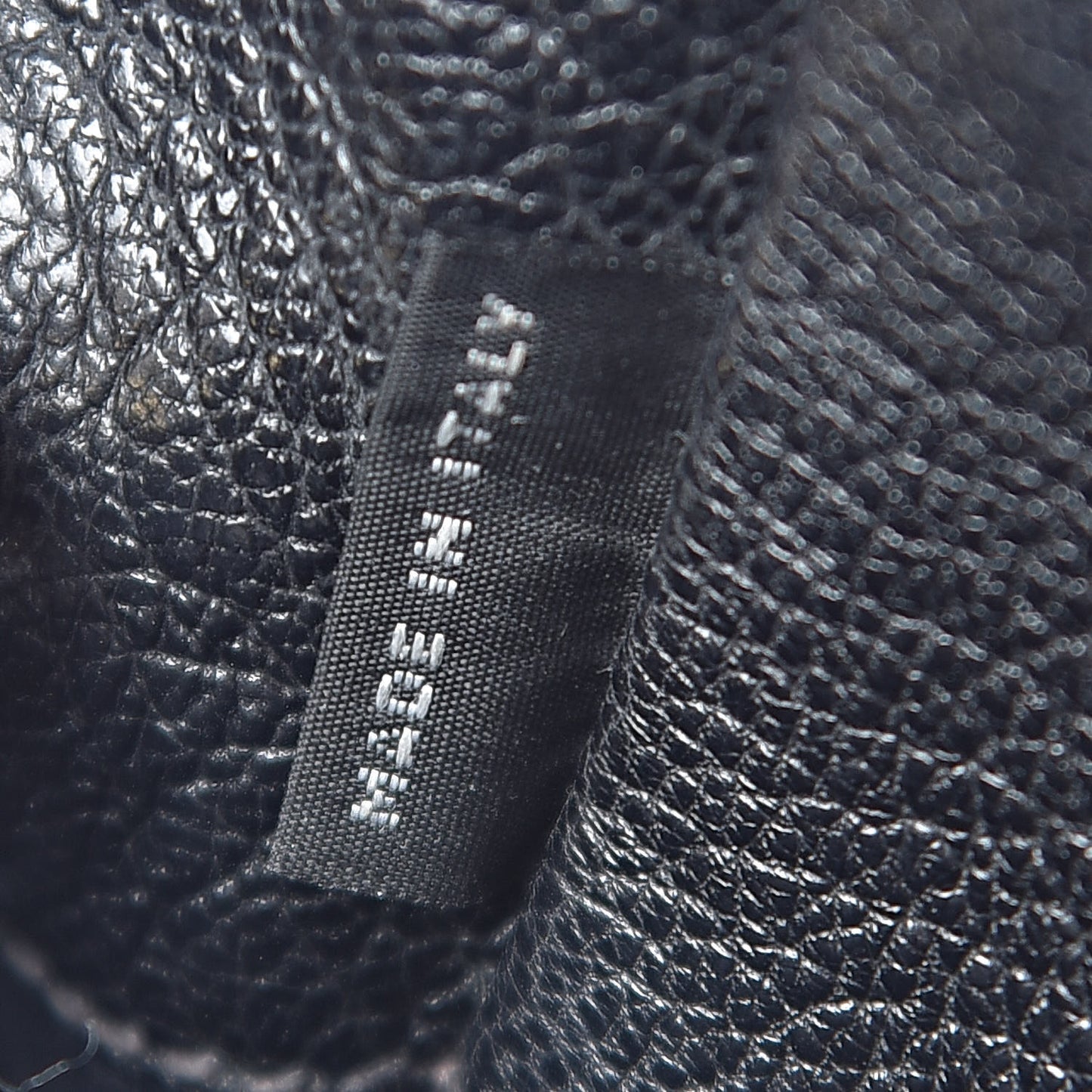 Goatskin Madras Zip Tote Black