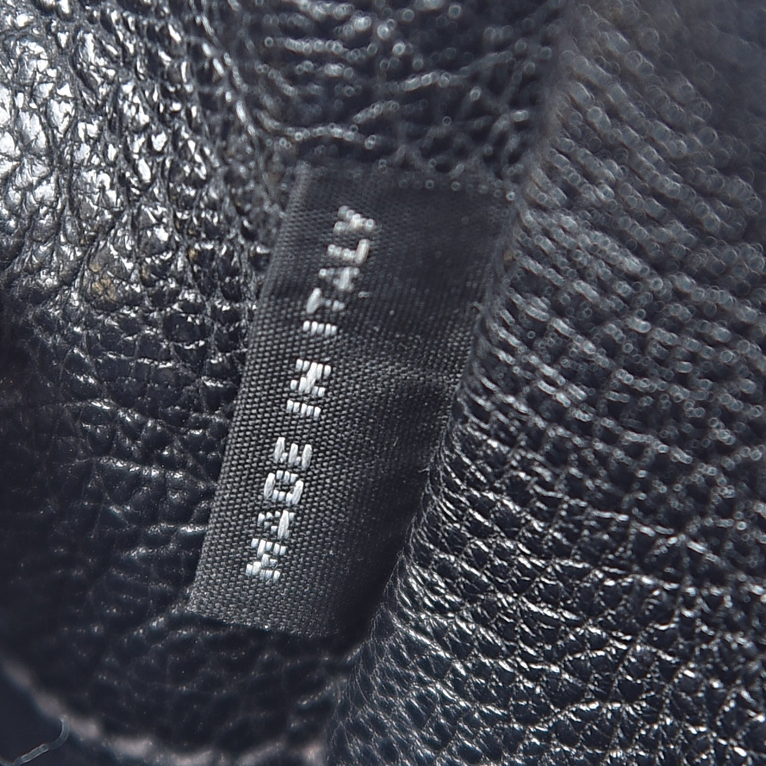 Miu Miu Goatskin Madras Zip Tote Black 7 of 22
