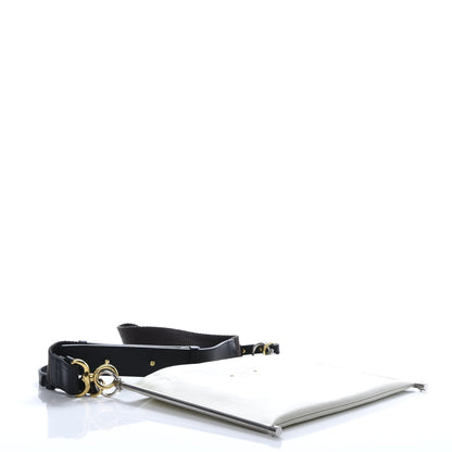 Chloe Smooth Calfskin Medium Roy Clutch Natural White 4 of 10