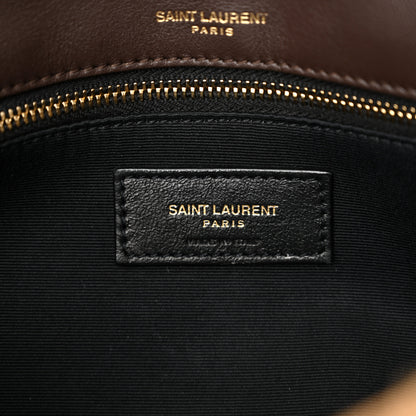 Saint Laurent Raffia Calfskin Monogram Medium Niki Chain Satchel Natural 6 of 11