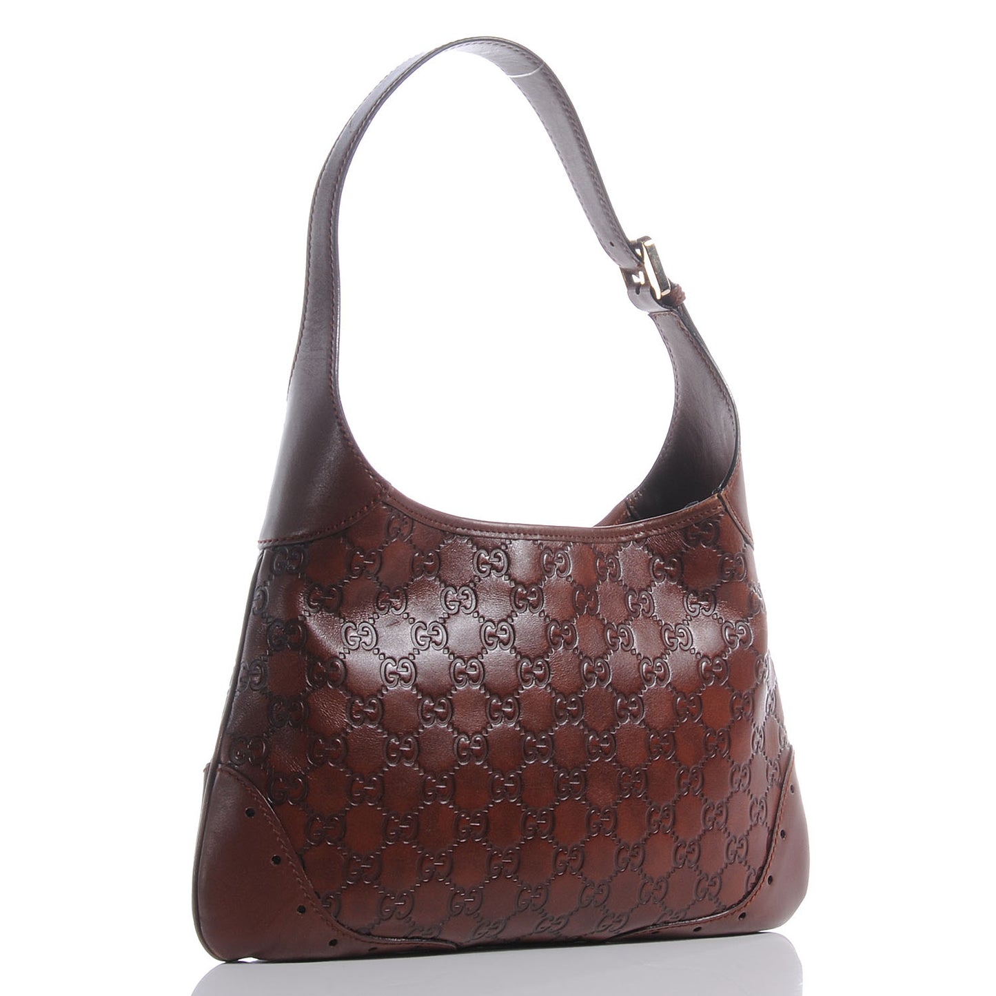 Guccissima Punch Hobo Brown