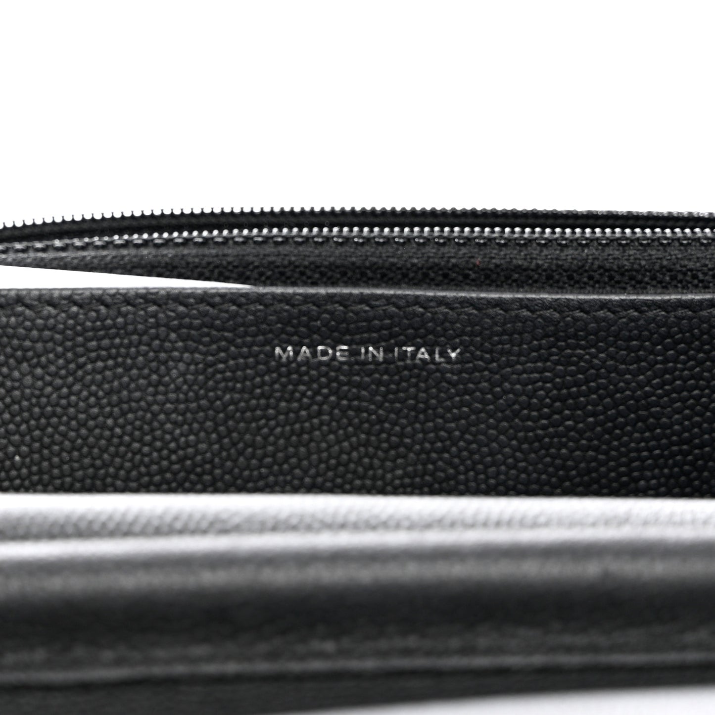 Caviar Camellia Embossed Wallet On Chain WOC Black