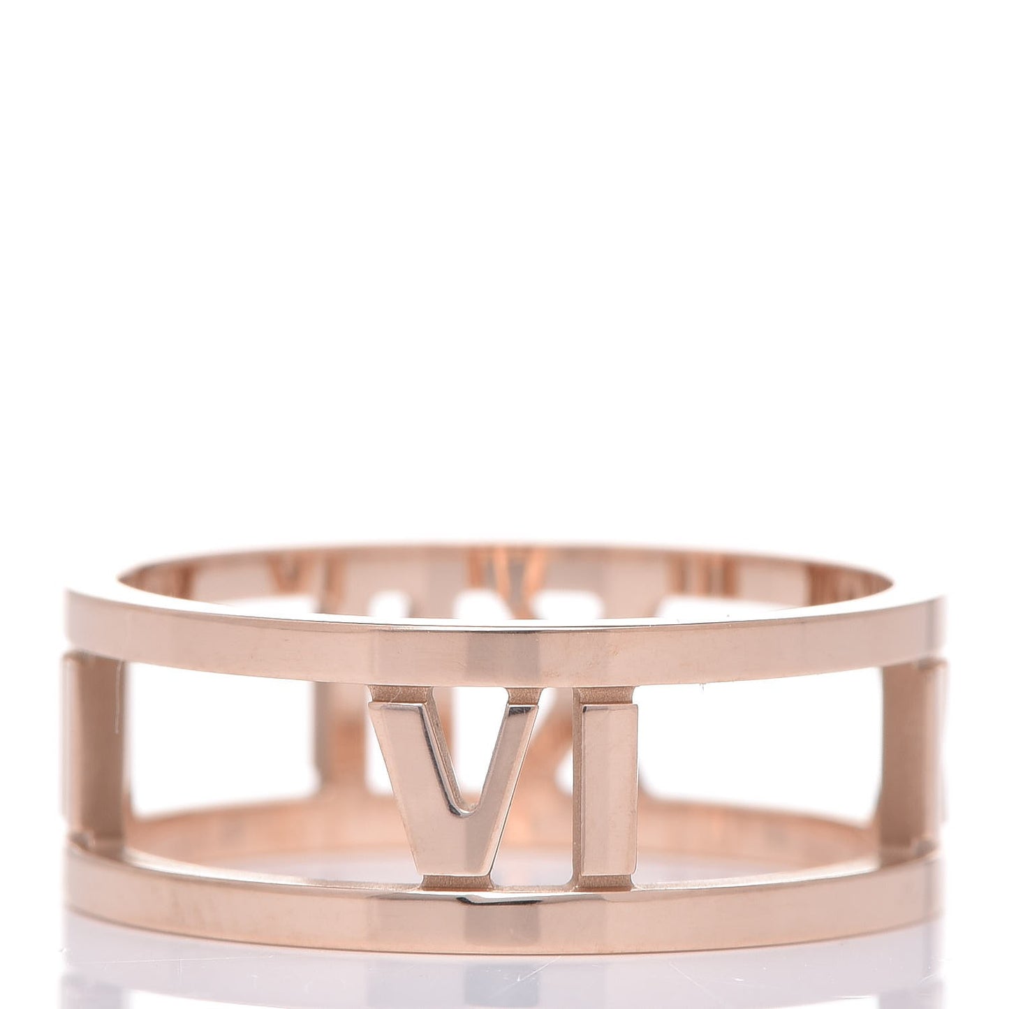 18K Rose Gold Atlas Open Ring 53 6.5
