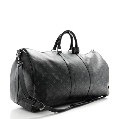 Louis Vuitton Monogram Eclipse Keepall Bandouliere 55 2 of 16