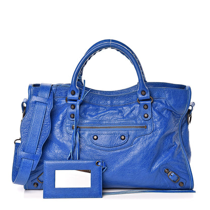 Balenciaga Agneau Classic Hardware City Bleu Lazuli 1 of 10