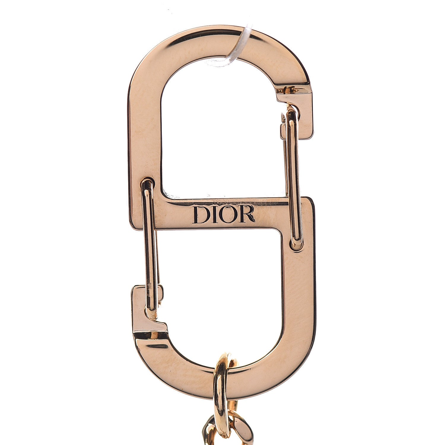 Christian Dior x KAWS Brass Bee Charm Key Ring Gold 3 of 4