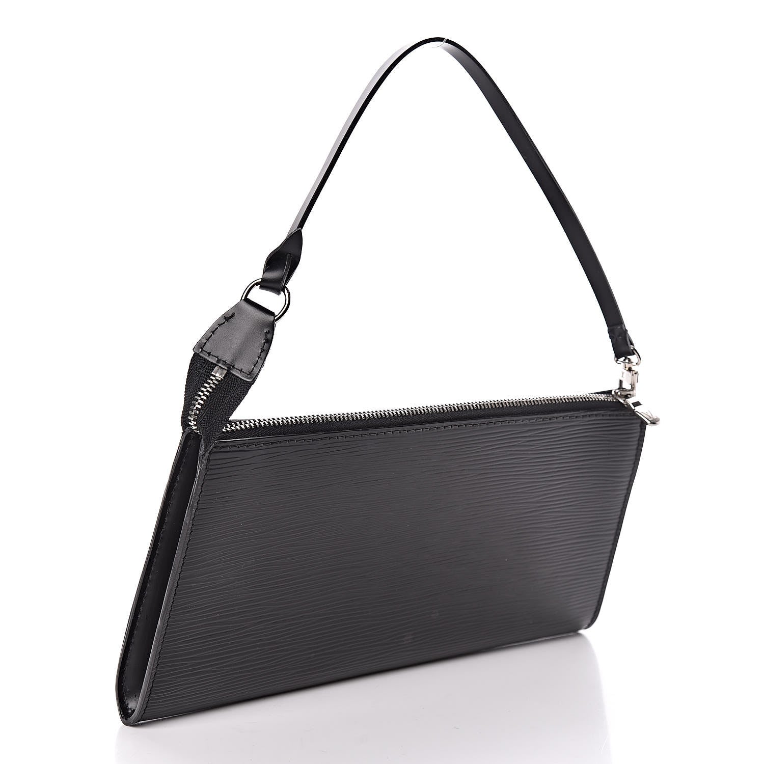 Louis Vuitton Epi Pochette Accessories 24 Black 3 of 11