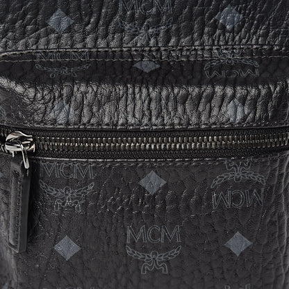 MCM Visetos Side Stud Mini Stark Backpack Black 12 of 12