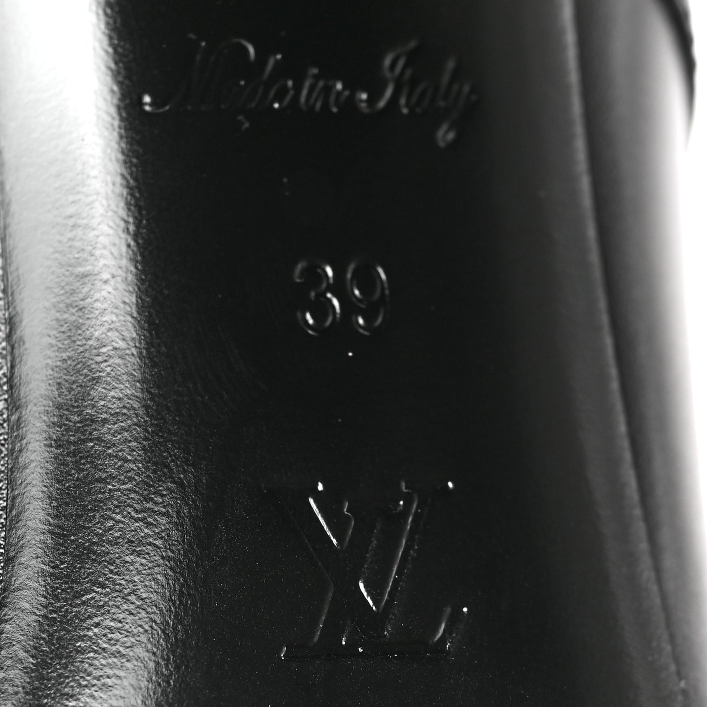 Calfskin Monogram Bliss Lace Up Ankle Boots 39 Black