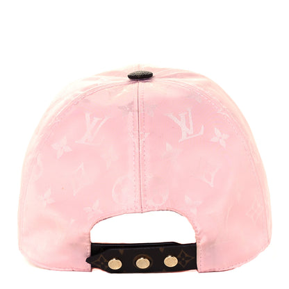 Louis Vuitton Polyester Silk Monogram LV Get Ready Cap L Pink 4 of 9