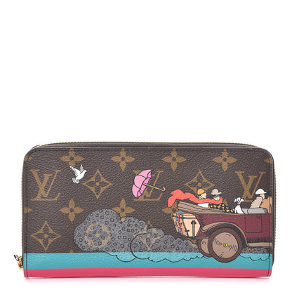 Louis Vuitton Monogram 2015 Christmas Animation Zippy Wallet Hibiscus 1 of 8