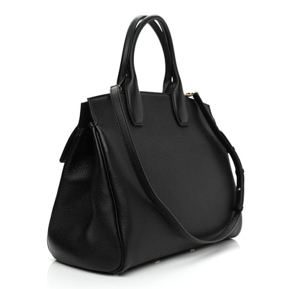 Salvatore Ferragamo Calfskin Medium Studio Bag Black 3 of 7