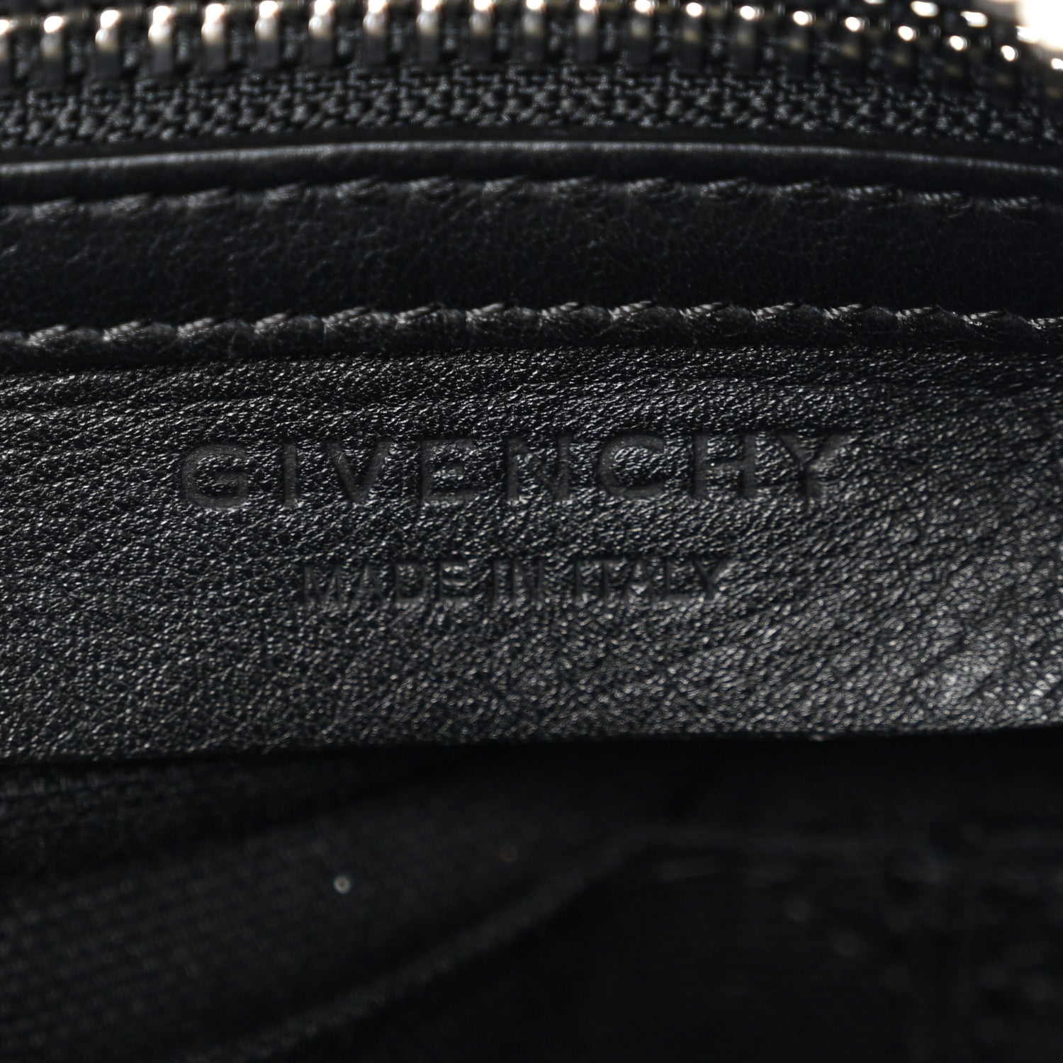 Givenchy Sugar Goatskin Velvet Logo Small Pandora Black 6 of 13