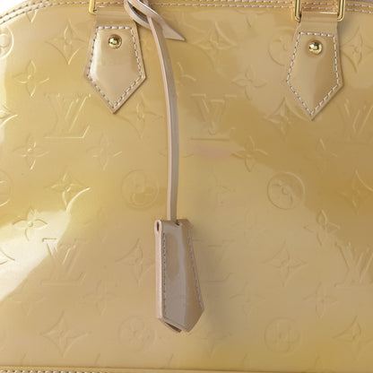 Louis Vuitton Vernis Alma PM Blanc Corail 9 of 11