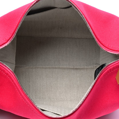 Hermes Canvas Small Bride-A-Brac Pouch Hibiscus 3 of 5