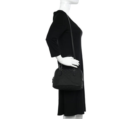 Gucci Monogram Dollar Calfskin Mini Dome Bag Black 2 of 10