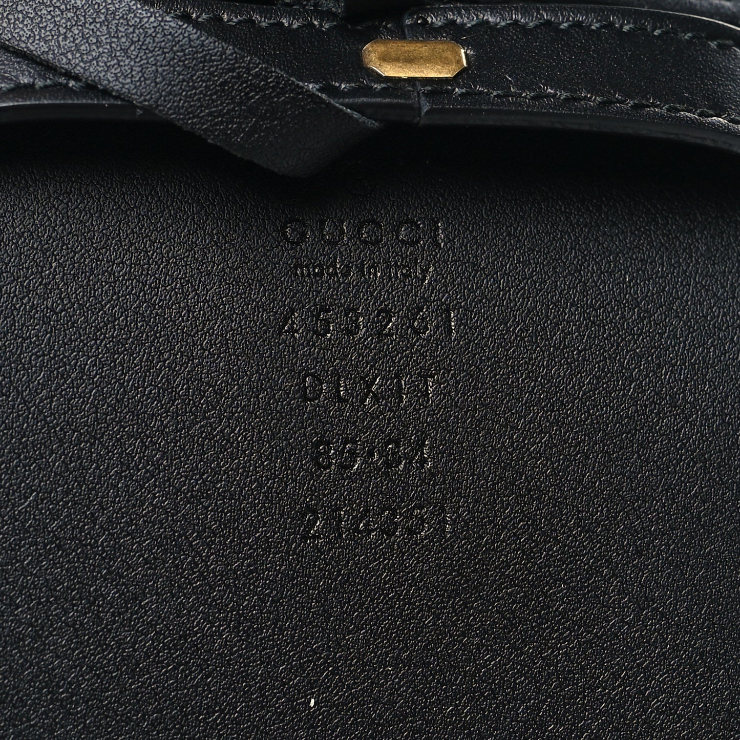 Moon Calfskin Pearl Double G 70mm Belt 85 34 Black Cream