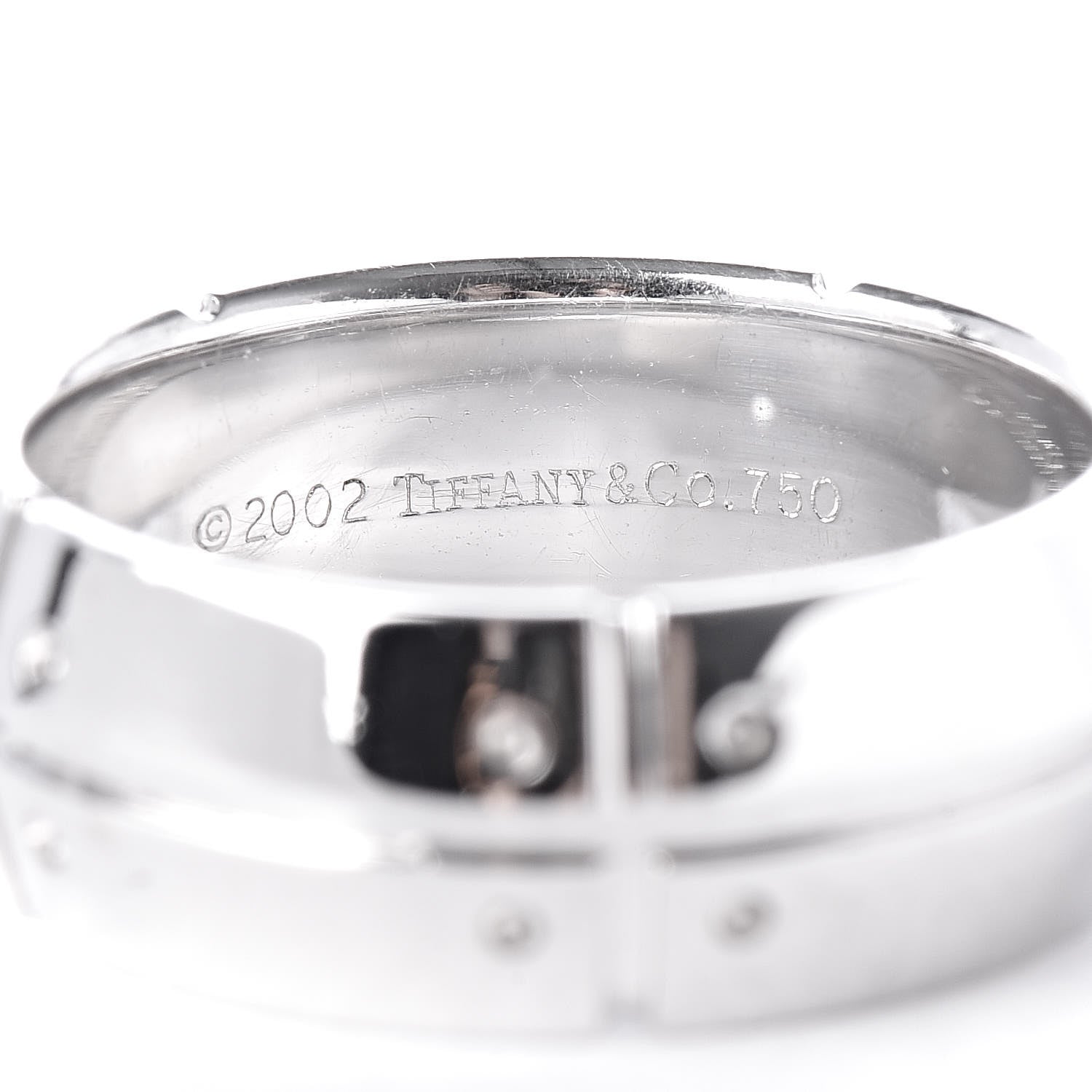 Tiffany 18K White Gold Streamerica Ring 59 8.75 4 of 4