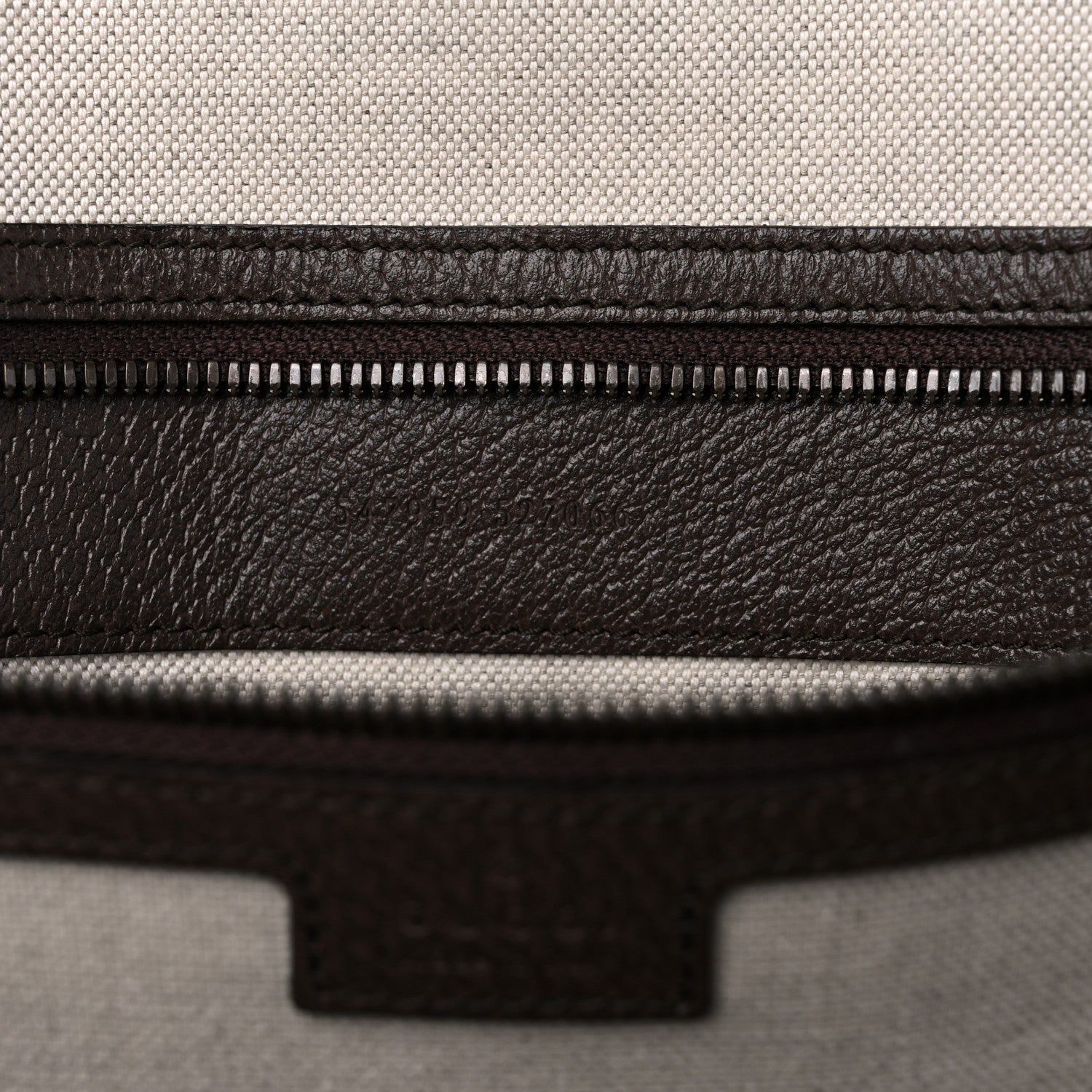 Gucci GG Supreme Monogram Textured Dollar Calfskin Web Large Savoy Duffle Bag Beige Ebony New Acero 6 of 10