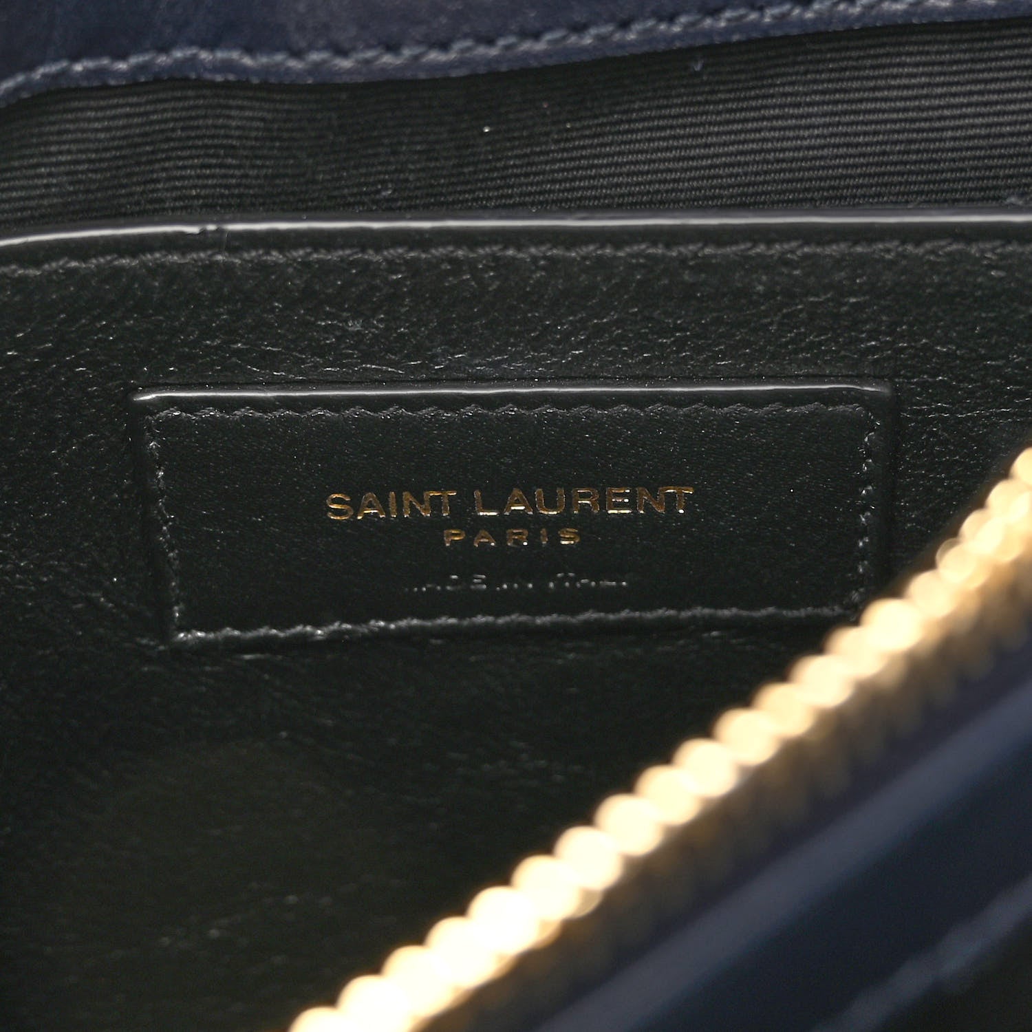 Saint Laurent Velvet Y Quilted Monogram Small Loulou Chain Satchel Medium Blue 6 of 10