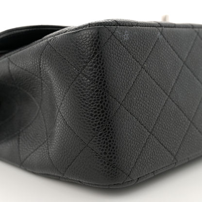 Chanel Caviar Quilted Jumbo Double Flap Black 9 of 14