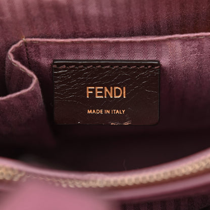 Fendi Vitello Elite Flamingo Regular 2Jours Tote Lilla Glicine 6 of 10