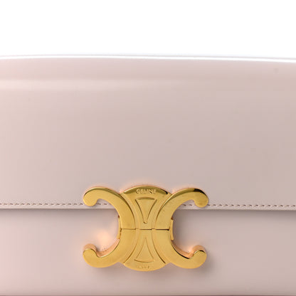 Celine Shiny Calfskin Triomphe Shoulder Bag Peony 8 of 10