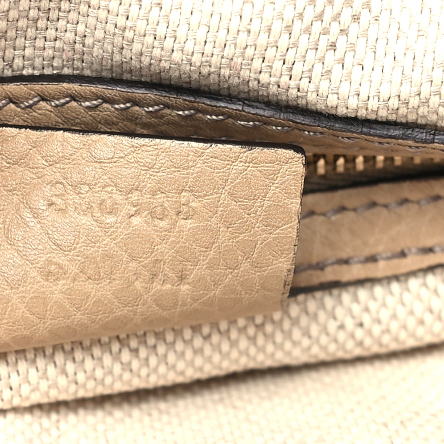 Pebbled Calfskin Small Soho Bowler Camelia