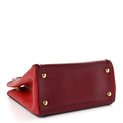 Prada Saffiano Lux 2way Tote Cerise Fuoco 4 of 14