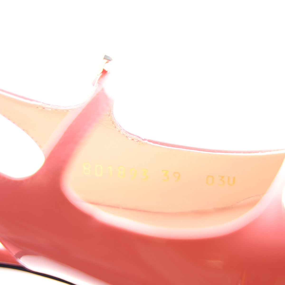 Gucci Vernice Crystal Horsebit Charlotte 42mm Slingback Pumps 39 Bubble Gum 9 of 10