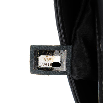 Chanel Lambskin Quilted Jumbo 3 Flap Black 7 of 8